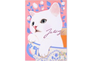 Почтовая открытка Jetoy Choo Choo Cats - 03