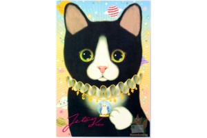 Почтовая открытка Jetoy Choo Choo Cats - 05