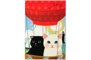Почтовая открытка Jetoy Choo Choo Cats - 07