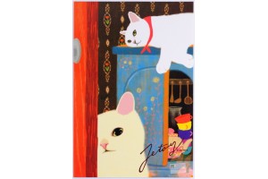 Почтовая открытка Jetoy Choo Choo Cats - 11