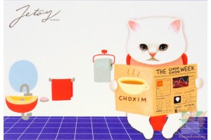 Почтовая открытка Jetoy Choo Choo Cats - 14