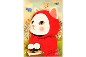 Почтовая открытка Jetoy Choo Choo Cats - 15