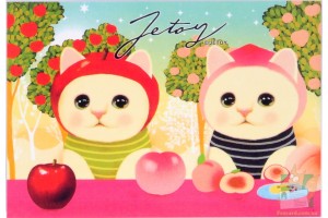 Почтовая открытка Jetoy Choo Choo Cats - 19