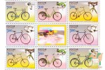 Почтовые марки: Велосипеды
