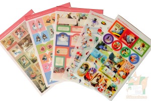 Набор наклеек и стикеров: Алиса в стране чудес