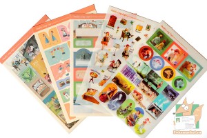 Набор наклеек и стикеров: Папочка длинные ноги