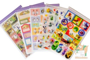 Набор наклеек и стикеров: Волшебник из страны Оз