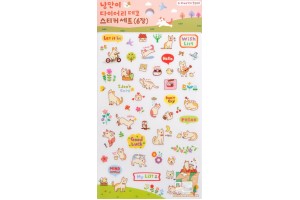 Набор наклеек: Кошки (6 листов)