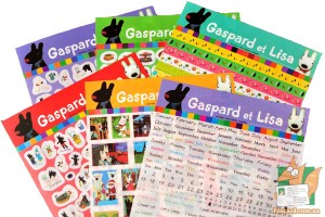 Набор наклеек: Гаспард и Лиза