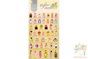 Набор наклеек: Парфюм