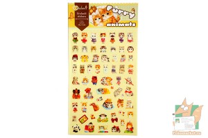 Набор наклеек: Пушистые животные