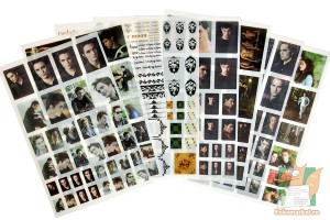 Набор наклеек из 8 листов: Сумерки