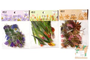 Наборы из 40 прозрачных наклеек: Цветочный рай