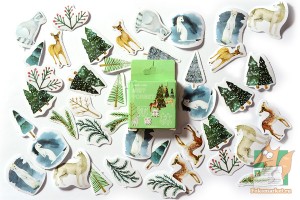 Набор из 45 наклеек: Дивный лес