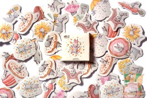 Набор из 46 наклеек: Кролики