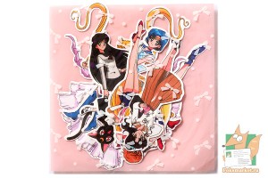 Набор наклеек: Девушки из аниме