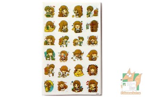 Набор наклеек из 6 листов: Эмо