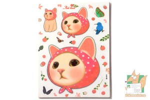 Наклейки из 7 листов: Jetoy большие листы