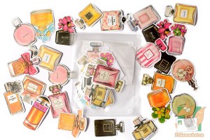 Набор наклеек Камио: Парфюм