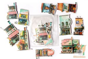 Набор наклеек Камио: Старый Токио