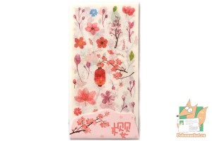 Набор наклеек из 6 листов: Цветы сакуры