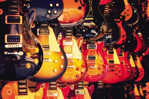 Открытка: Гитары