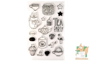 Набор штампов: Чайная вечеринка