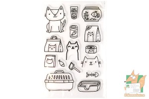 Набор штампов: Кошачья жизнь