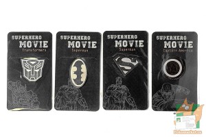 Металлические закладки для книг: Супергерои