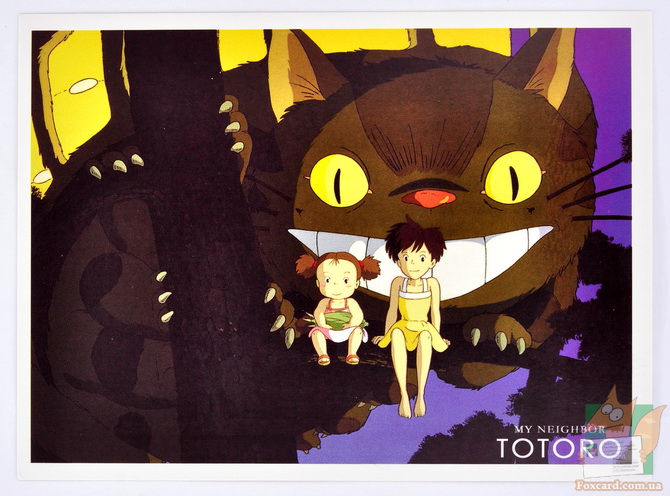 Мой сосед Тоторо - почтовые открытки, набор. となりのトトロ (Tonari no Totoro) My Neighbor Totoro