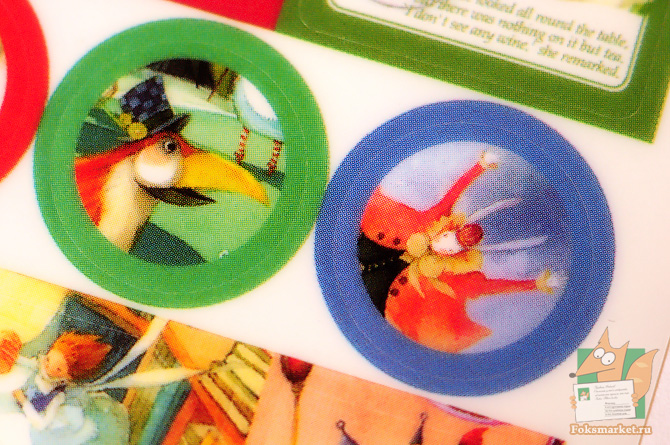 Наклейки Алиса в стране чудес