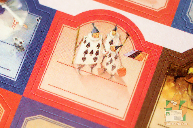 Наклейки Алиса в стране чудес