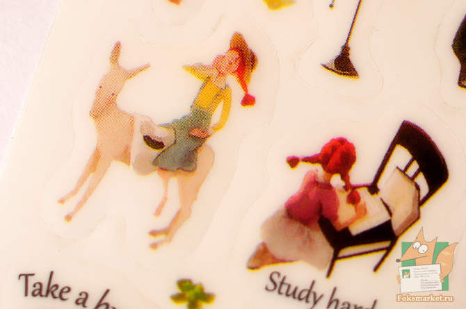 Наклейки Папочка длинные ноги