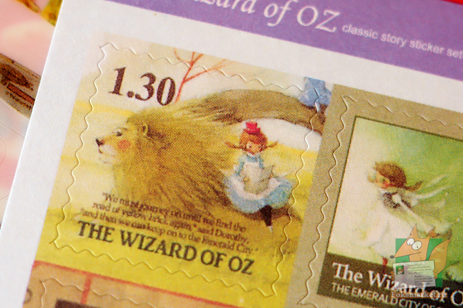 Наклейки волшебник из страны Оз