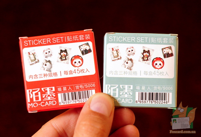 Наклейки стикеры с кошками для посткроссинга