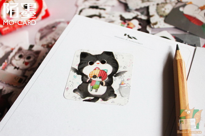 Наклейки стикеры с кошками для посткроссинга