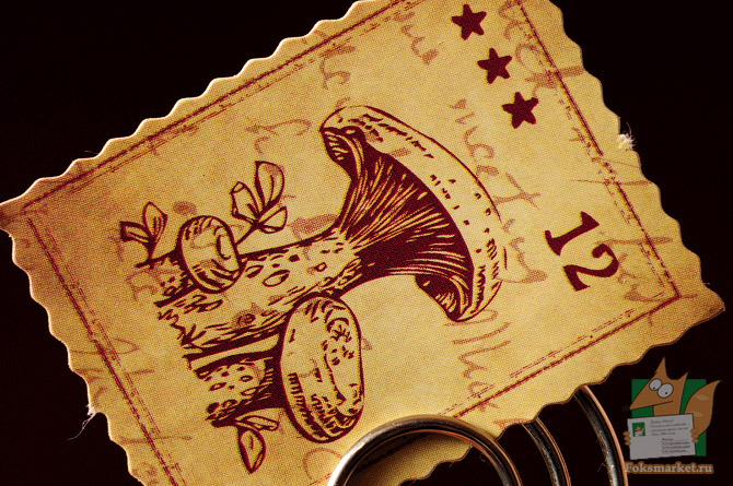 наклейки грибы