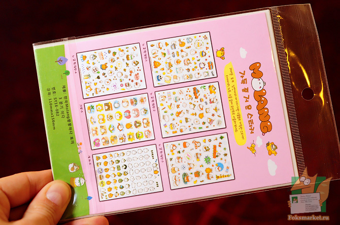 Наклейки Molang