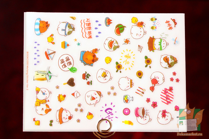 Наклейки Molang