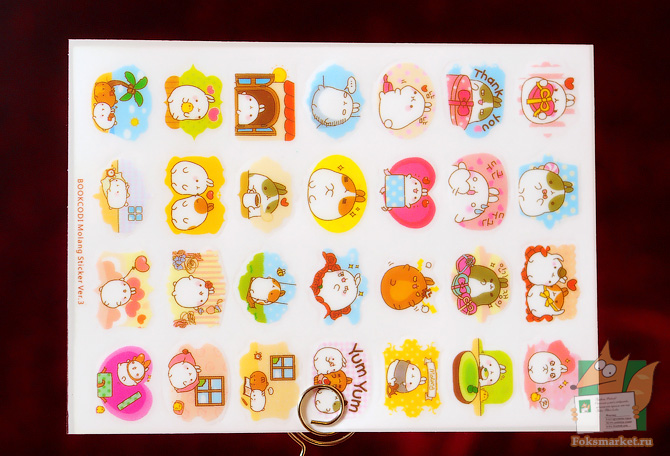 Наклейки Molang