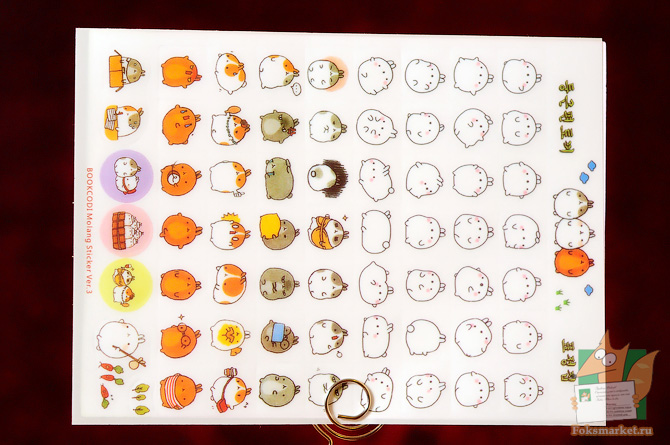 Наклейки Molang