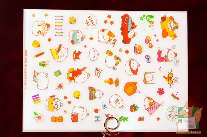 Наклейки Molang