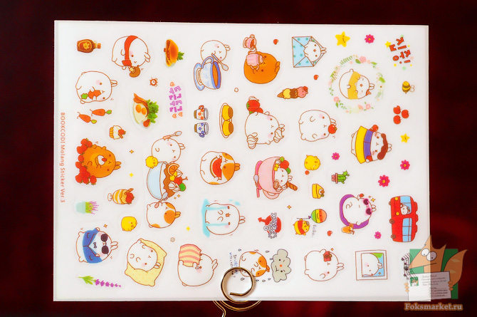 Наклейки Molang