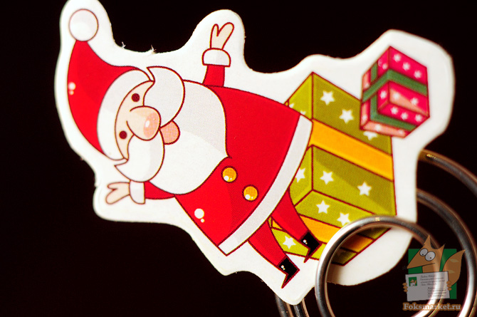 наклейки санта