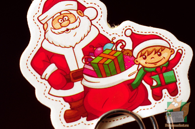 наклейки санта