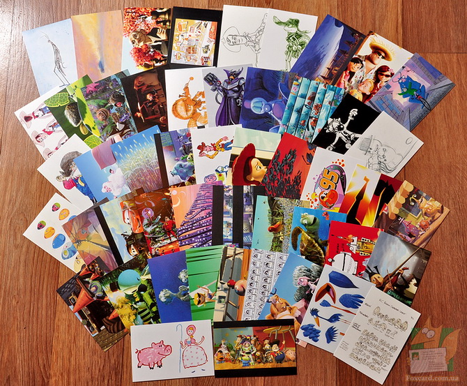 Набор открыток студии Pixar