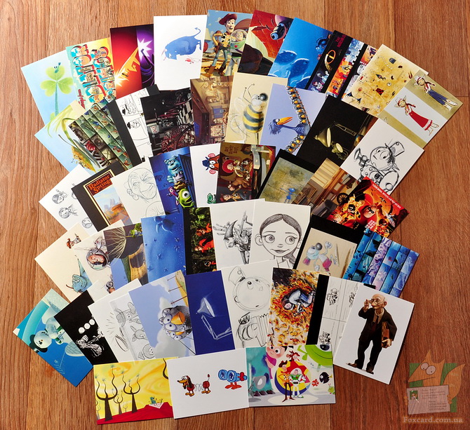 Набор открыток студии Pixar