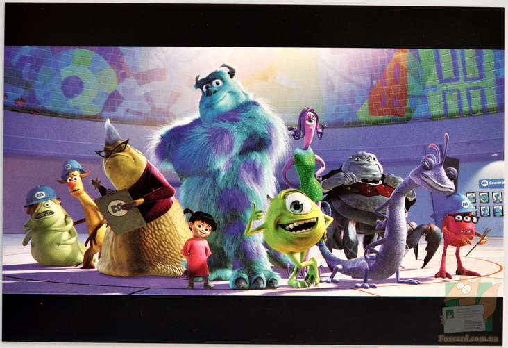Открытка Pixar Корпорация монстров