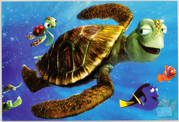В поисках Немо - почтовые открытки студии Pixar