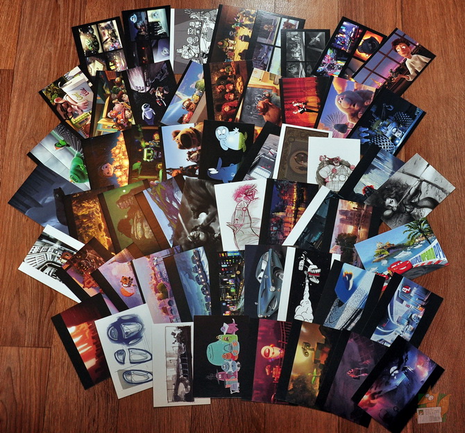 Открытки студии Pixar